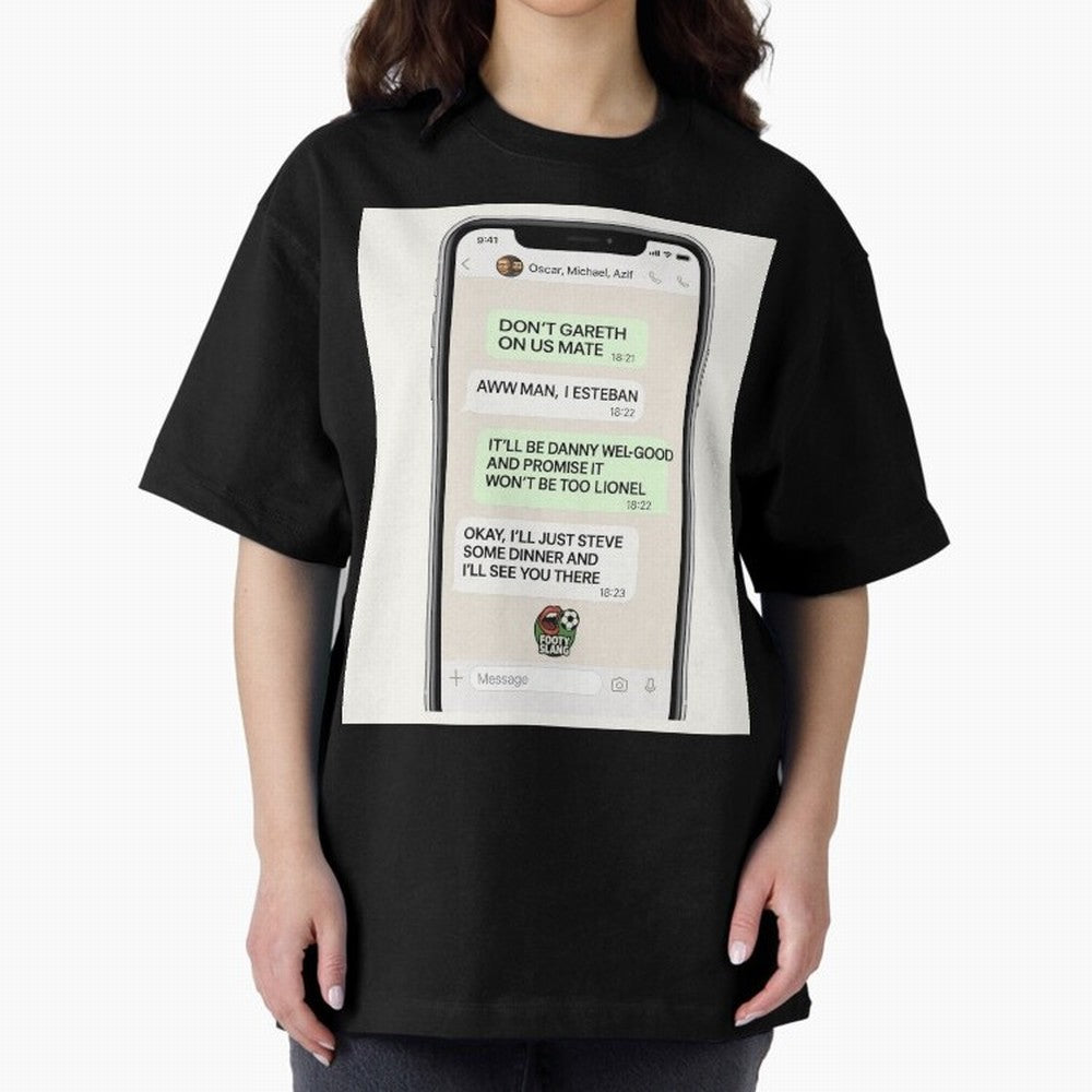 Football Slang WhatsApp Banter ¨C Classic Footy Chat Art Classic T-Shirt Bring Stadium Energy to FIFA World Cup 2026 for Fans of Cristiano Ronaldo and England, Bringing Football Passion, Legendary Performances, Festival Vibes and Supporter