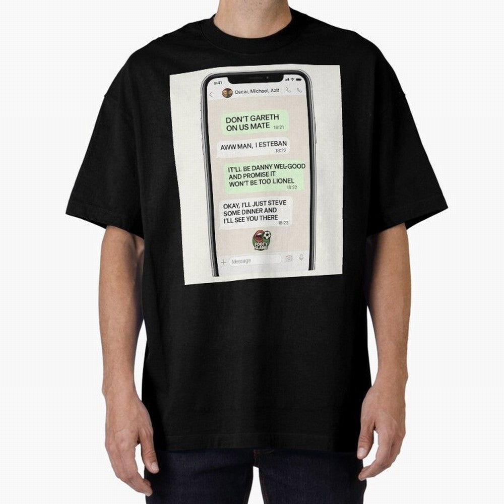 Football Slang WhatsApp Banter ¨C Classic Footy Chat Art Classic T-Shirt Bring Stadium Energy to FIFA World Cup 2026 for Fans of Cristiano Ronaldo and England, Bringing Football Passion, Legendary Performances, Festival Vibes and Supporter