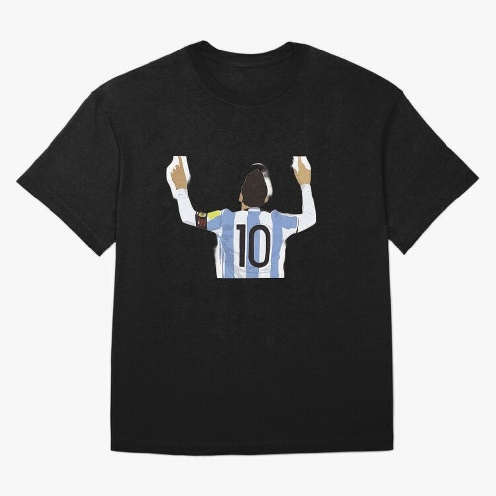 Messi 10 Classic T-Shirt Celebrate Classic Football Spirit in Match Day Hype around FIFA World Cup 2026, Haaland, Argentina, France and Brazil, Vintage Soccer Flavor, Modern Football Stars, National Flags and Final Night Emotion; Made for Die Hard
