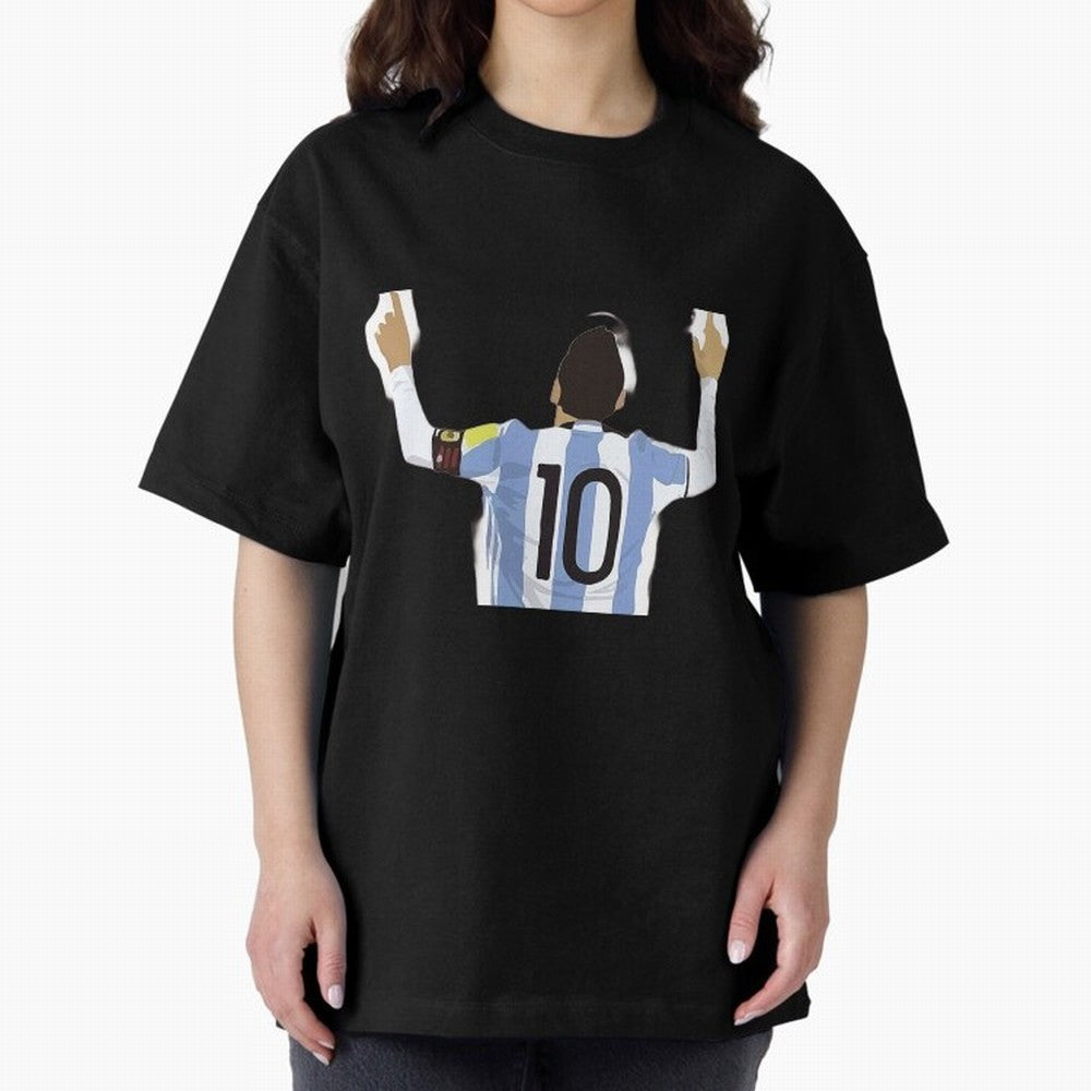 Messi 10 Classic T-Shirt Celebrate Classic Football Spirit in Match Day Hype around FIFA World Cup 2026, Haaland, Argentina, France and Brazil, Vintage Soccer Flavor, Modern Football Stars, National Flags and Final Night Emotion; Made for Die Hard