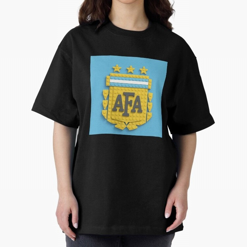 Argentina Blocks Classic T-Shirt Make Every Match About FIFA World Cup 2026 for Fans of Messi and Cristiano Ronaldo and France and Portugal, Bringing Stadium Memories, Football Loyalty, International Chants and Championship Tradition; Great for