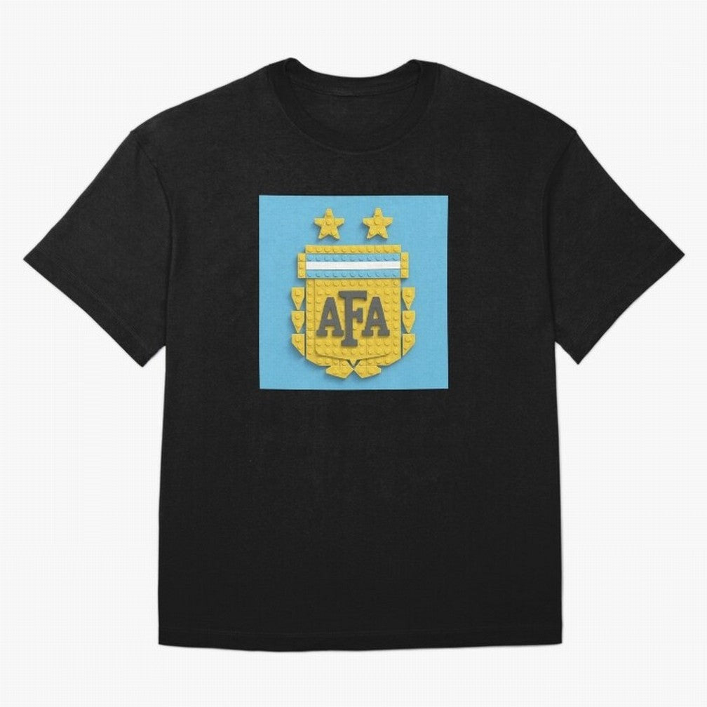 Argentina Blocks Oversized T-Shirt Stand with the FIFA World Cup 2026 Journey through Messi and Cristiano Ronaldo Highlights, Argentina and Brazil Pride, Fan Favorite Moments, National Team Passion, Big Match Drama and Soccer History; Great for