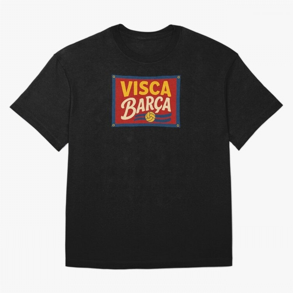 FC Barcelona Visca Barca Oversized T-Shirt Live the Energy of Match Day Hype around FIFA World Cup 2026 Group Stage, Messi, Neymar and Mbappe, England and Germany, Champion Mindset, Group Stage Buzz, Knockout Tension and Passionate Fan Culture;