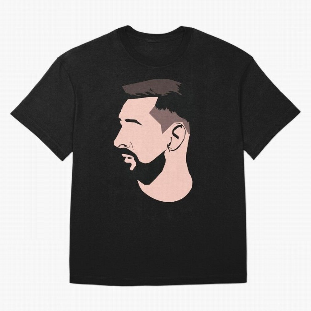 Lionel Messi illustration Classic T-Shirt Relive Global Football Passion for FIFA World Cup 2026 USA Canada Mexico, Celebrating Haaland, England, Game Day Rituals, Football Legends, Country Pride and the Road to the Final; Perfect for Supporters