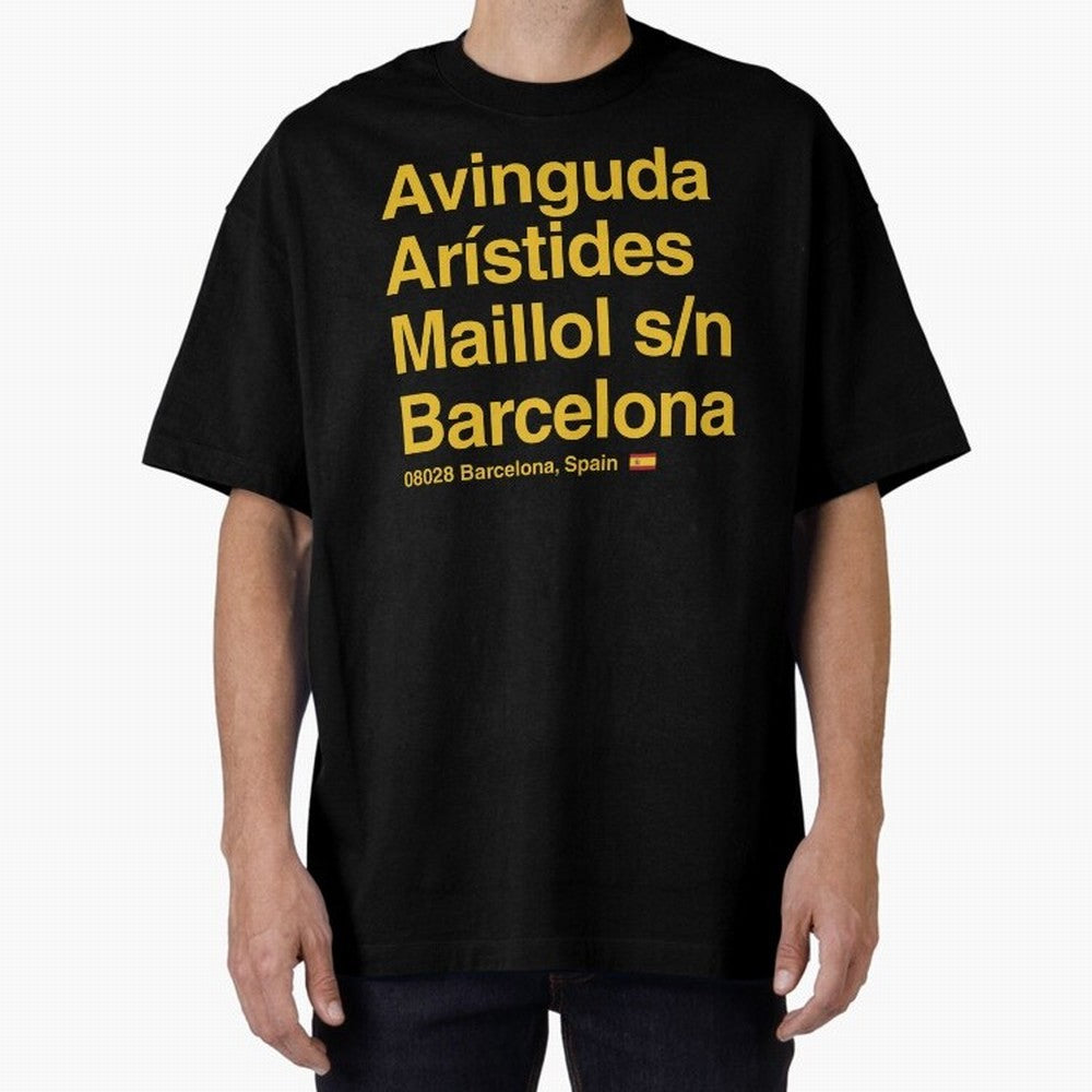FC Barcelona Futbol Soccer Stadium Street Address Classic T-Shirt Showcase FIFA World Cup 2026 Group Stage Built around CR7 and Messi, Spain Energy, Goal Celebration Energy, Supporter Heritage, Football Icons and Worldwide Tournament Joy; Created