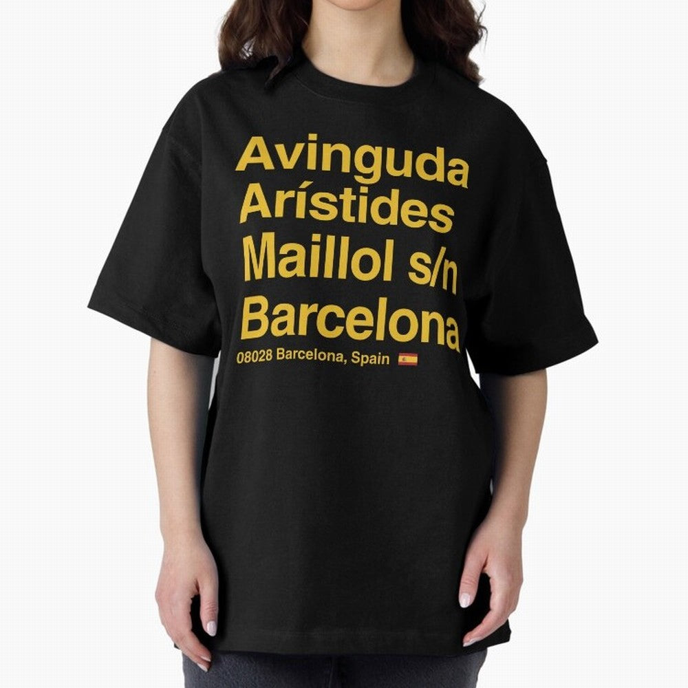 FC Barcelona Futbol Soccer Stadium Street Address Classic T-Shirt Showcase FIFA World Cup 2026 Group Stage Built around CR7 and Messi, Spain Energy, Goal Celebration Energy, Supporter Heritage, Football Icons and Worldwide Tournament Joy; Created