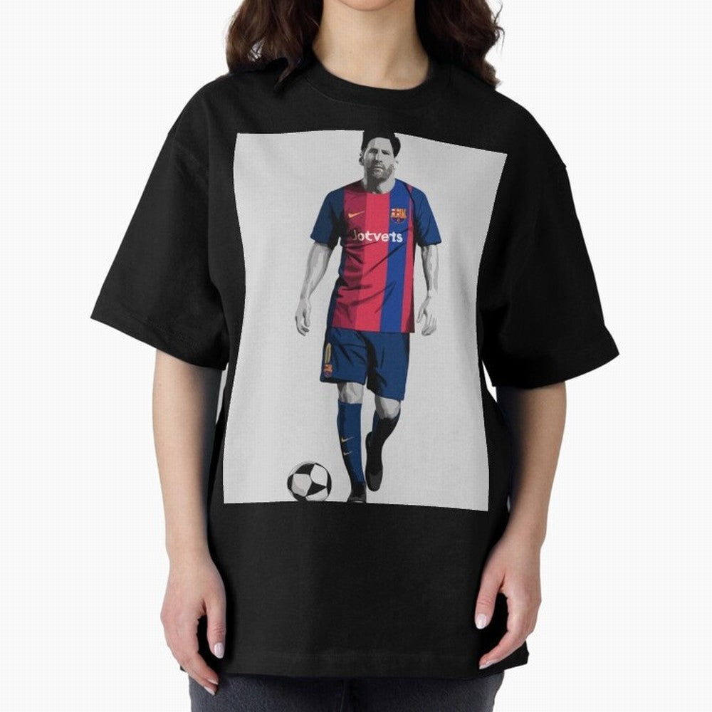 Lionel Messi Barcelona Illustration ¨C Iconic Football Artwork Classic T-Shirt Remember FIFA World Cup 2026 Spirit, with Argentina, Neymar, Worldwide Fan Energy, Dramatic Goals, Stadium Lights and Championship Celebrations; Perfect for Supporters