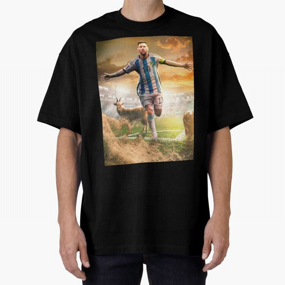 Messi: The Undisputed GOAT Classic T-Shirt Honor Football Greatness during FIFA World Cup 2026 USA Canada Mexico Connected to Messi and Cristiano Ronaldo, Spain and Netherlands Energy, Football Festival Excitement, Trophy Ambitions, Country