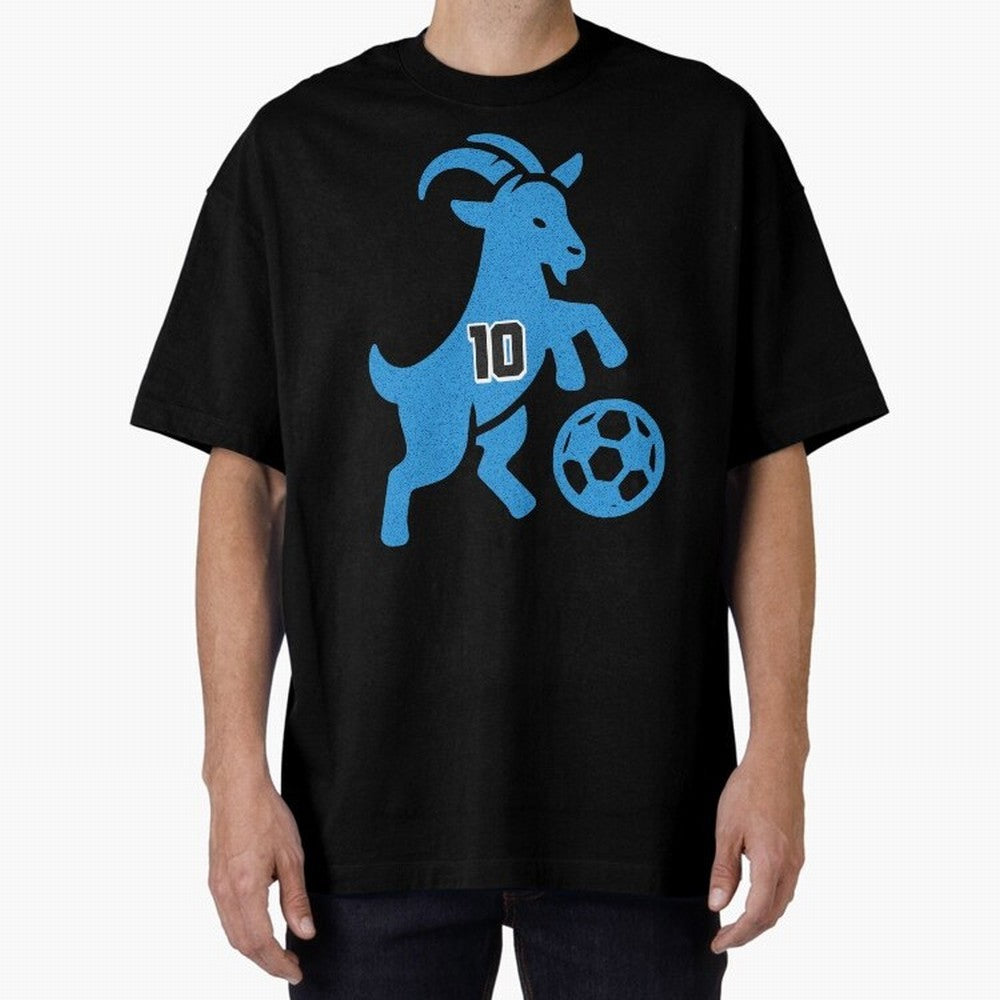 GOAT 10 Football Oversized T-Shirt Spotlight FIFA World Cup 2026 Group Stage Highlighting Cristiano Ronaldo, England Energy, Classic Soccer Heritage, Championship Pressure, Fan Loyalty and International Pride; Ideal for Passionate Fans Who Love