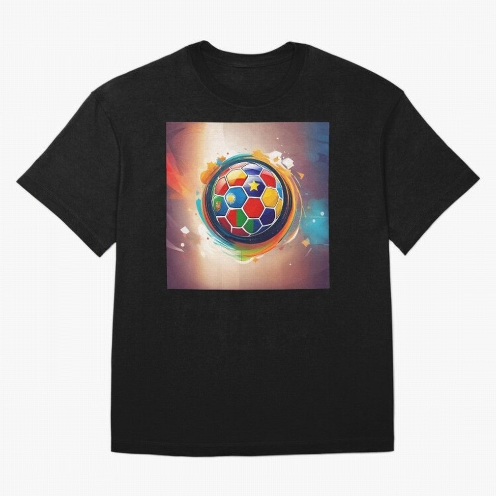 soccer 1 Oversized T-Shirt Bring Retro Soccer Energy to FIFA World Cup 2026 Group Stage Spirit, Capturing Spain and Netherlands, CR7 and Messi, Fan Favorite Moments, National Team Passion, Big Match Drama and Soccer History; Perfect for Supporters
