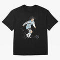 Lionel Messi runner Oversized T-Shirt Bring Match Day Fire to Match Day Hype around FIFA World Cup 2026 USA Canada Mexico, Cristiano Ronaldo, Haaland and CR7, Brazil, Football Passion, Legendary Performances, Festival Vibes and Supporter Community;