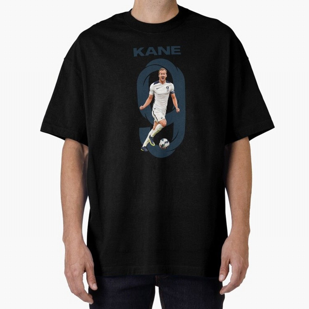 Harry Kane No. 9 Graphic Tee/Sticker Essential T-Shirt Show Fan Pride Across Global Football Passion for FIFA World Cup 2026, Centered on Haaland, England, Retro Football Energy, Iconic Rivalries, Trophy Chase Drama and Stadium Atmosphere; Perfect