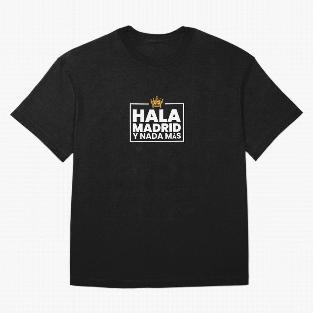 Hala Madrid Essential T-Shirt Show Fan Pride Across FIFA World Cup 2026 Group Stage Spirit, Driven by Brazil, Messi, Neymar and Mbappe, Tournament Hype, Historic Matchups, Family Viewing Parties and Global Sports Pride; Great for Watch Parties,