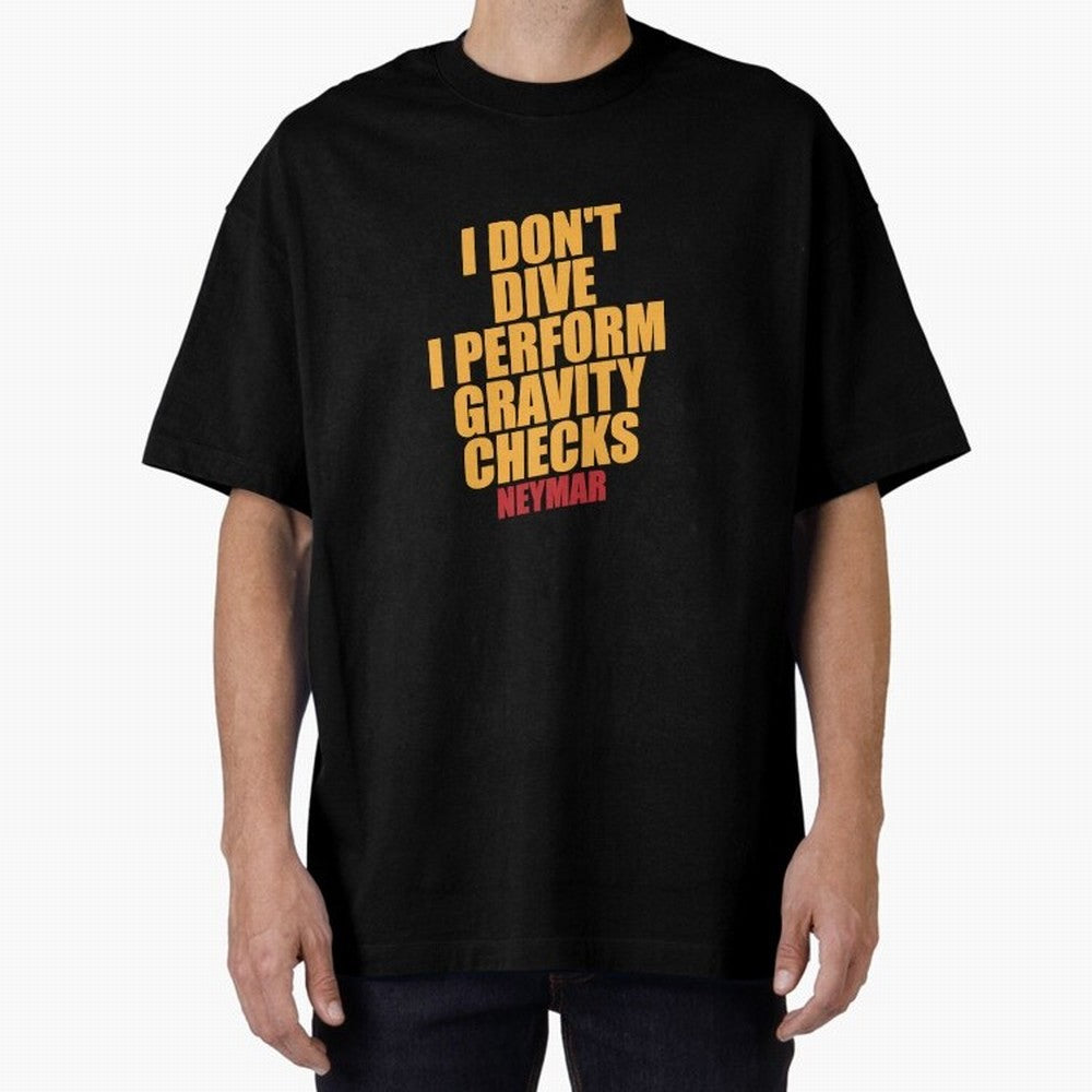 Neymar And Gravity Checks - Bold Statement Essential T-Shirt Make Game Day About FIFA World Cup 2026 Group Stage Spirit, Filled with Spain and Netherlands, Neymar, Haaland and Cristiano Ronaldo, Stadium Memories, Football Loyalty, International