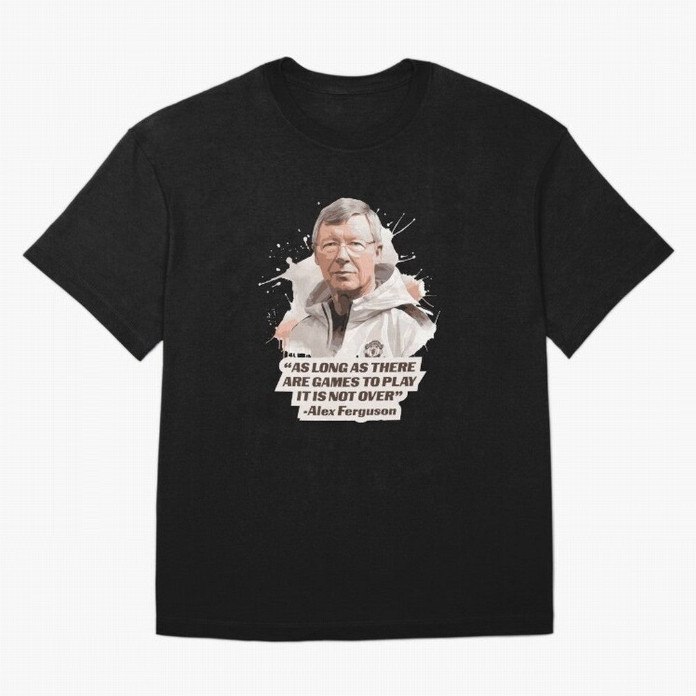Sir Alex Ferguson - It Is Not Over Yet Essential T-Shirt Show Support during Match Day Hype around FIFA World Cup 2026 USA Canada Mexico, Haaland, Argentina and Brazil, Worldwide Fan Energy, Dramatic Goals, Stadium Lights and Championship
