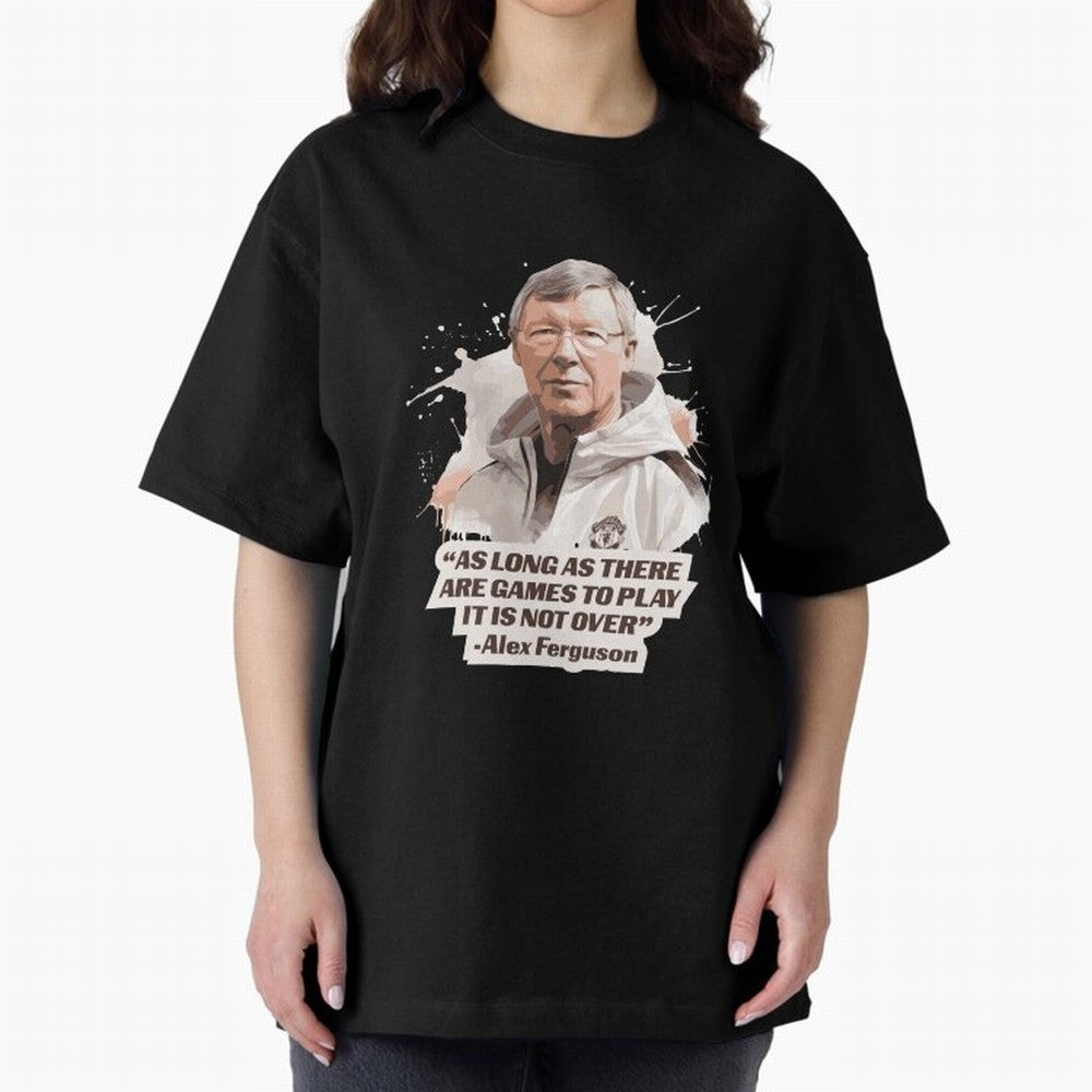 Sir Alex Ferguson - It Is Not Over Yet Essential T-Shirt Show Support during Match Day Hype around FIFA World Cup 2026 USA Canada Mexico, Haaland, Argentina and Brazil, Worldwide Fan Energy, Dramatic Goals, Stadium Lights and Championship