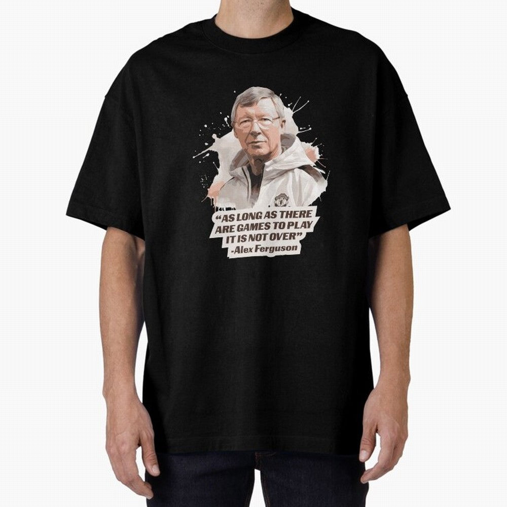 Sir Alex Ferguson - It Is Not Over Yet Essential T-Shirt Show Support during Match Day Hype around FIFA World Cup 2026 USA Canada Mexico, Haaland, Argentina and Brazil, Worldwide Fan Energy, Dramatic Goals, Stadium Lights and Championship