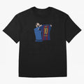 Lionel Messi | Barcelona legend Oversized T-Shirt Celebrate the Road through Match Day Hype around FIFA World Cup 2026 USA Canada Mexico, Haaland and Mbappe, France, Vintage Soccer Flavor, Modern Football Stars, National Flags and Final Night