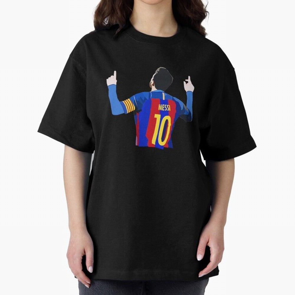 Lionel Messi vector art Oversized T-Shirt Make Memories around FIFA World Cup 2026 USA Canada Mexico for Fans of Messi and Argentina, Bringing Worldwide Fan Energy, Dramatic Goals, Stadium Lights and Championship Celebrations; Built for Supporters