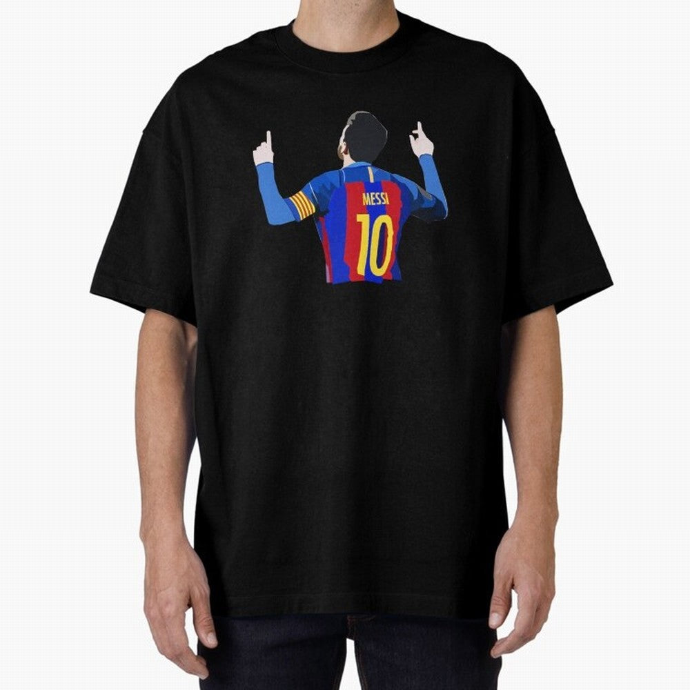 Lionel Messi vector art Oversized T-Shirt Make Memories around FIFA World Cup 2026 USA Canada Mexico for Fans of Messi and Argentina, Bringing Worldwide Fan Energy, Dramatic Goals, Stadium Lights and Championship Celebrations; Built for Supporters
