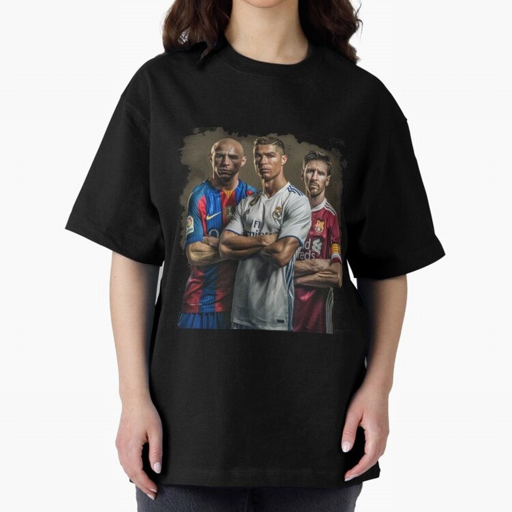 Footballs Greatest Top 3 Classic T-Shirt Celebrate Golden Goal Energy in FIFA World Cup 2026 Spirit, Driven by Argentina, France and Brazil, Cristiano Ronaldo, Haaland and CR7, Goal Celebration Energy, Supporter Heritage, Football Icons and