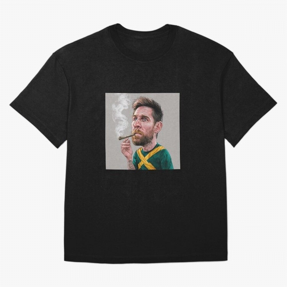 funny caricature of Lionel Messi Classic T-Shirt Celebrate Football Heritage in FIFA World Cup 2026 Capturing Neymar, France Energy, Supporter Pride, Iconic Celebrations, Legendary Names and Global Match Day Energy; Great for Watch Parties, Sports