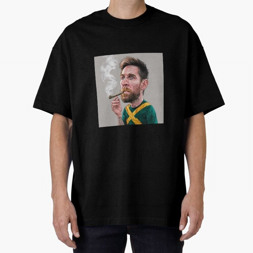 funny caricature of Lionel Messi Classic T-Shirt Celebrate Football Heritage in FIFA World Cup 2026 Capturing Neymar, France Energy, Supporter Pride, Iconic Celebrations, Legendary Names and Global Match Day Energy; Great for Watch Parties, Sports