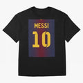 Barcelona 2012 Jersey Messi 10 Oversized T-Shirt Keep the Match Day Mood of FIFA World Cup 2026 USA Canada Mexico Made for Mbappe, Brazil Energy, Match Day Excitement, Supporter Culture, Golden Goals and Global Football Passion; Great for Watch