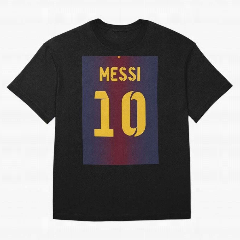 Barcelona 2012 Jersey Messi 10 Oversized T-Shirt Keep the Match Day Mood of FIFA World Cup 2026 USA Canada Mexico Made for Mbappe, Brazil Energy, Match Day Excitement, Supporter Culture, Golden Goals and Global Football Passion; Great for Watch