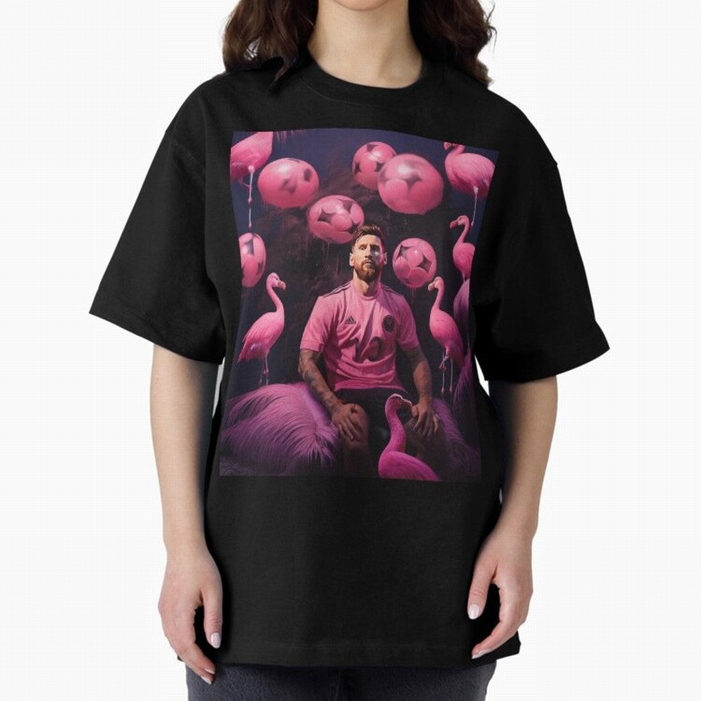 Flamingo Fantasy: Messi's Miami Elegance Active T-Shirt Bring Match Day Fire to FIFA World Cup 2026 for Fans of Haaland and France and Portugal, Bringing Tournament Hype, Historic Matchups, Family Viewing Parties and Global Sports Pride; Made for