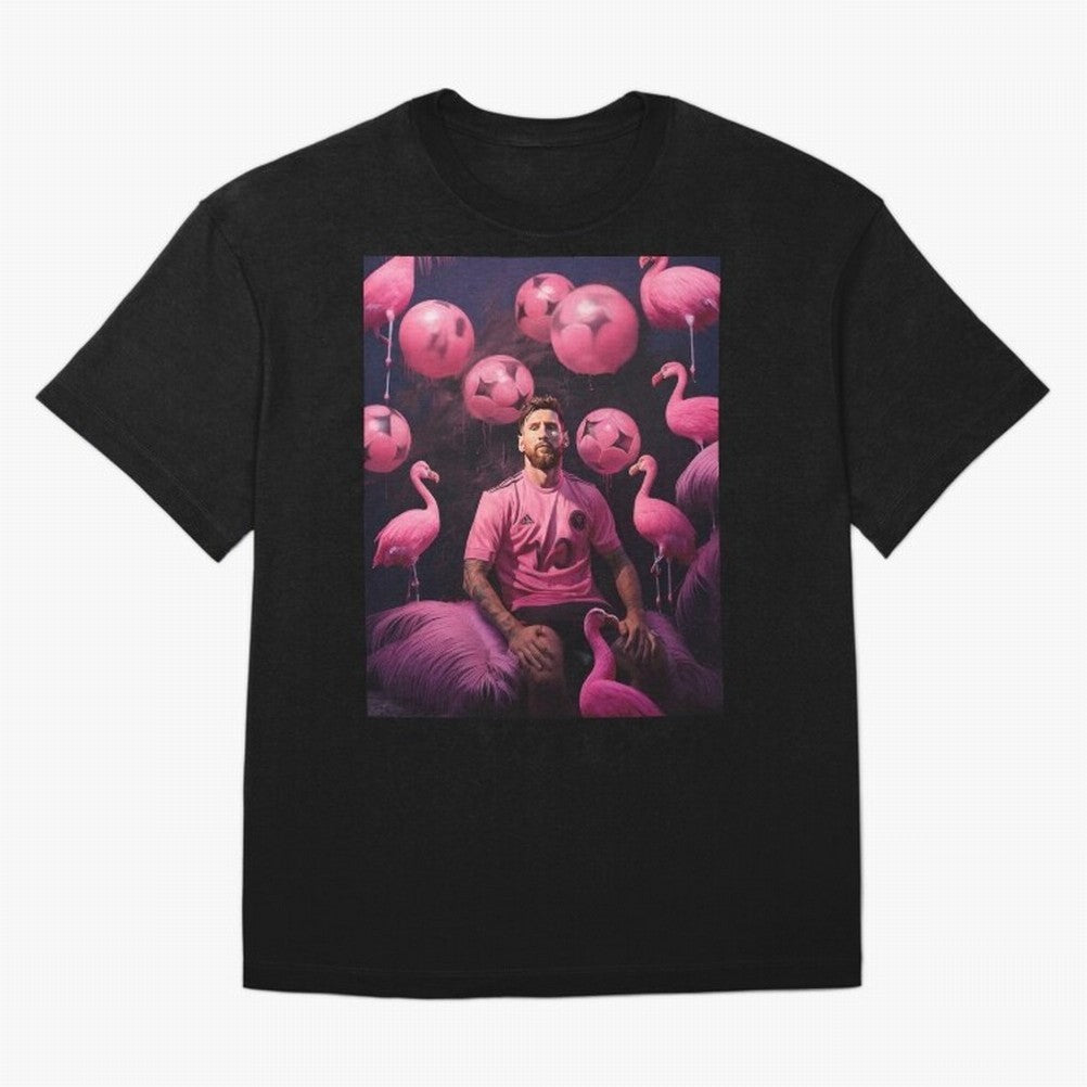 Flamingo Fantasy: Messi's Miami Elegance Active T-Shirt Bring Match Day Fire to FIFA World Cup 2026 for Fans of Haaland and France and Portugal, Bringing Tournament Hype, Historic Matchups, Family Viewing Parties and Global Sports Pride; Made for