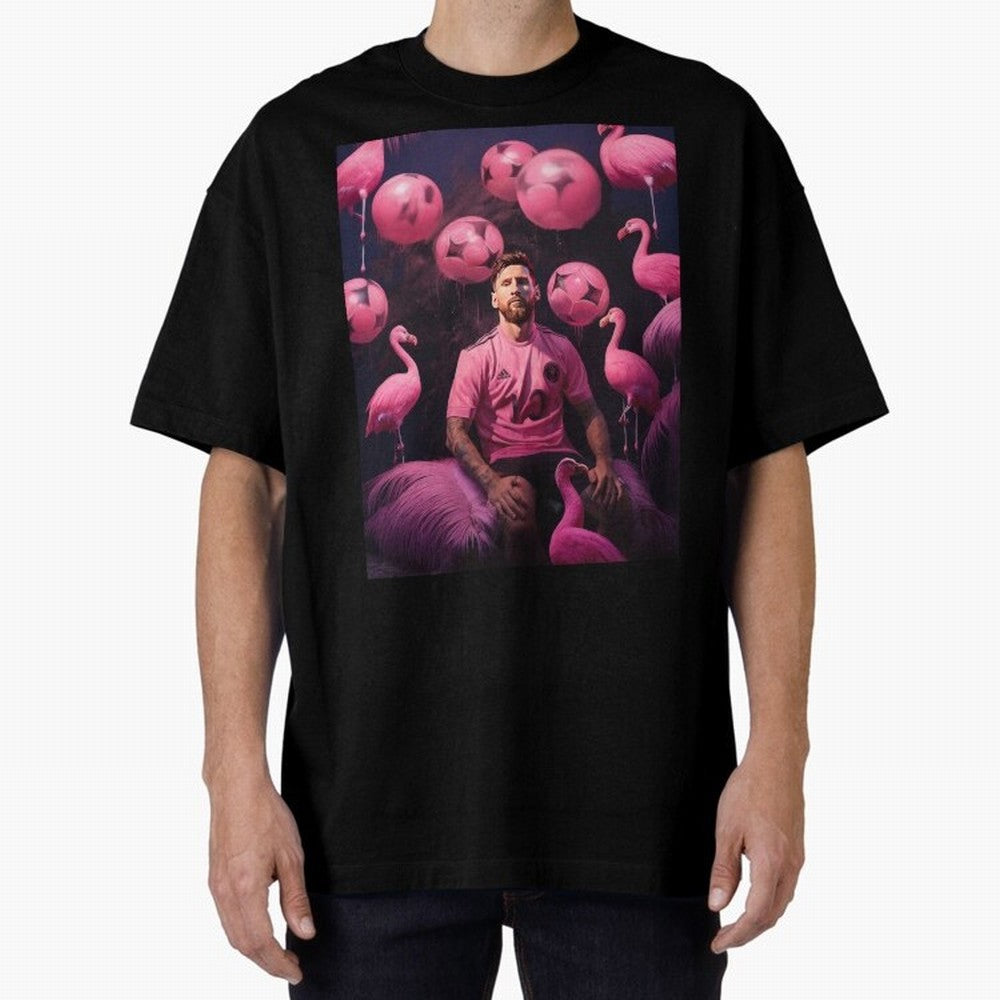 Flamingo Fantasy: Messi's Miami Elegance Active T-Shirt Bring Match Day Fire to FIFA World Cup 2026 for Fans of Haaland and France and Portugal, Bringing Tournament Hype, Historic Matchups, Family Viewing Parties and Global Sports Pride; Made for