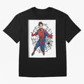 Lionel Messi Spider Oversized T-Shirt Relive the Noise and Pride of Match Day Hype around FIFA World Cup 2026 USA Canada Mexico, Messi, Neymar and Mbappe, France and Portugal, Football Festival Excitement, Trophy Ambitions, Country Rivalries and