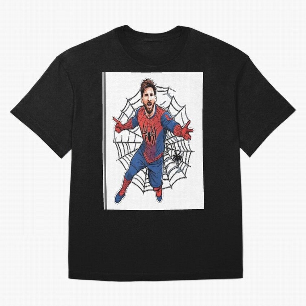 Lionel Messi Spider Oversized T-Shirt Relive the Noise and Pride of Match Day Hype around FIFA World Cup 2026 USA Canada Mexico, Messi, Neymar and Mbappe, France and Portugal, Football Festival Excitement, Trophy Ambitions, Country Rivalries and
