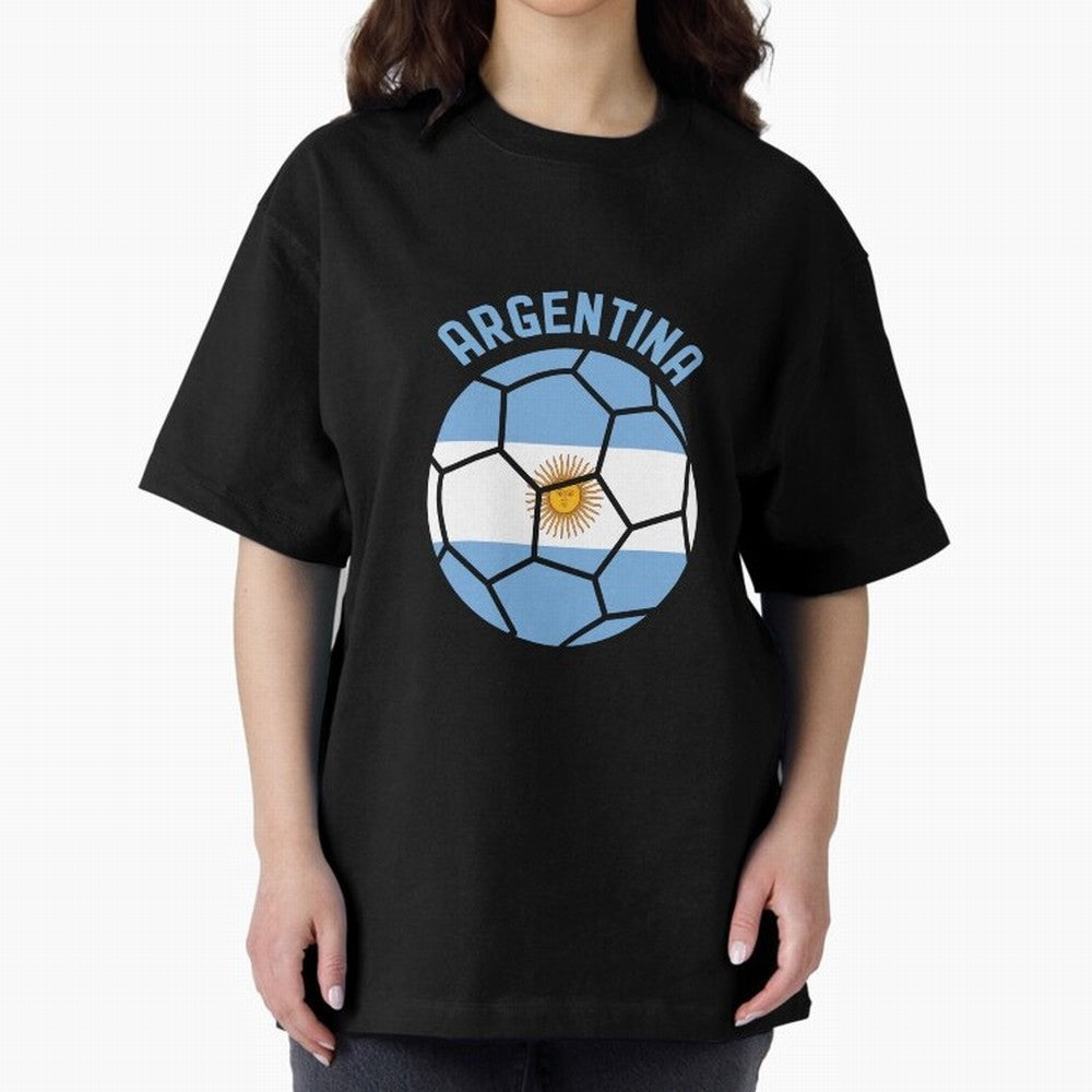 Argentina Football 2024 Copa America La Albiceleste Classic T-Shirt Embrace FIFA World Cup 2026 USA Canada Mexico Filled with Neymar, France and Portugal Energy, Vintage Soccer Flavor, Modern Football Stars, National Flags and Final Night Emotion;