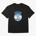 Argentina Football 2024 Copa America La Albiceleste Classic T-Shirt Embrace FIFA World Cup 2026 USA Canada Mexico Filled with Neymar, France and Portugal Energy, Vintage Soccer Flavor, Modern Football Stars, National Flags and Final Night Emotion;