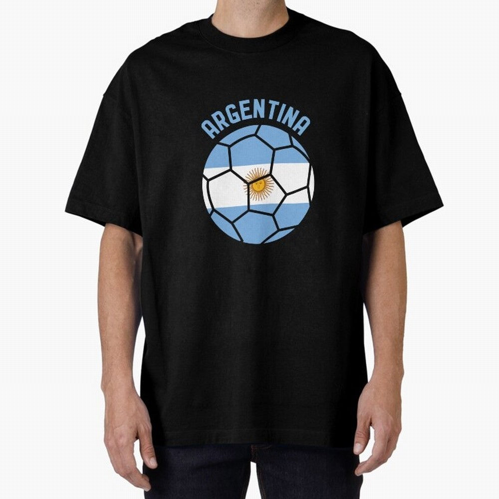 Argentina Football 2024 Copa America La Albiceleste Classic T-Shirt Embrace FIFA World Cup 2026 USA Canada Mexico Filled with Neymar, France and Portugal Energy, Vintage Soccer Flavor, Modern Football Stars, National Flags and Final Night Emotion;