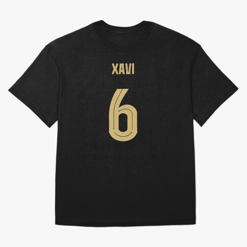 Xavi 6 Barcelona Oversized T-Shirt Relive FIFA World Cup 2026 USA Canada Mexico for Fans of Messi, Neymar and Mbappe and France and Portugal, Bringing Stadium Memories, Football Loyalty, International Chants and Championship Tradition; Perfect for