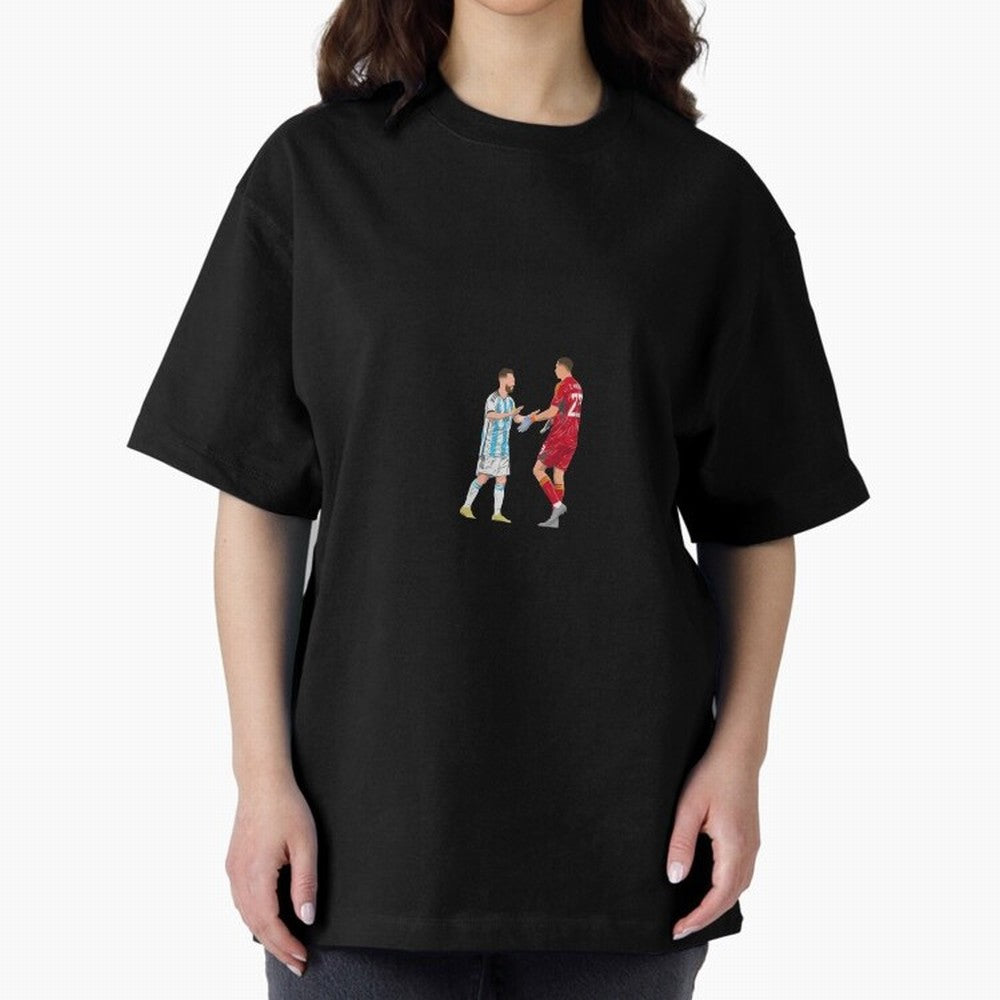 Lionel Messi and Emiliano Martinez Minimalist Classic T-Shirt Celebrate Rivalries and Pride in FIFA World Cup 2026 for Fans of Haaland and Argentina and Brazil, Bringing Stadium Memories, Football Loyalty, International Chants and Championship