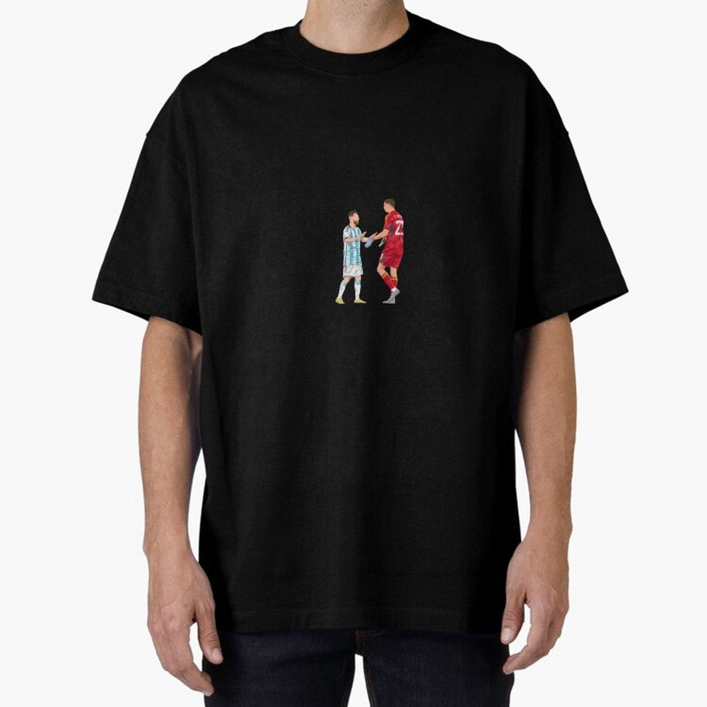 Lionel Messi and Emiliano Martinez Minimalist Classic T-Shirt Celebrate Rivalries and Pride in FIFA World Cup 2026 for Fans of Haaland and Argentina and Brazil, Bringing Stadium Memories, Football Loyalty, International Chants and Championship