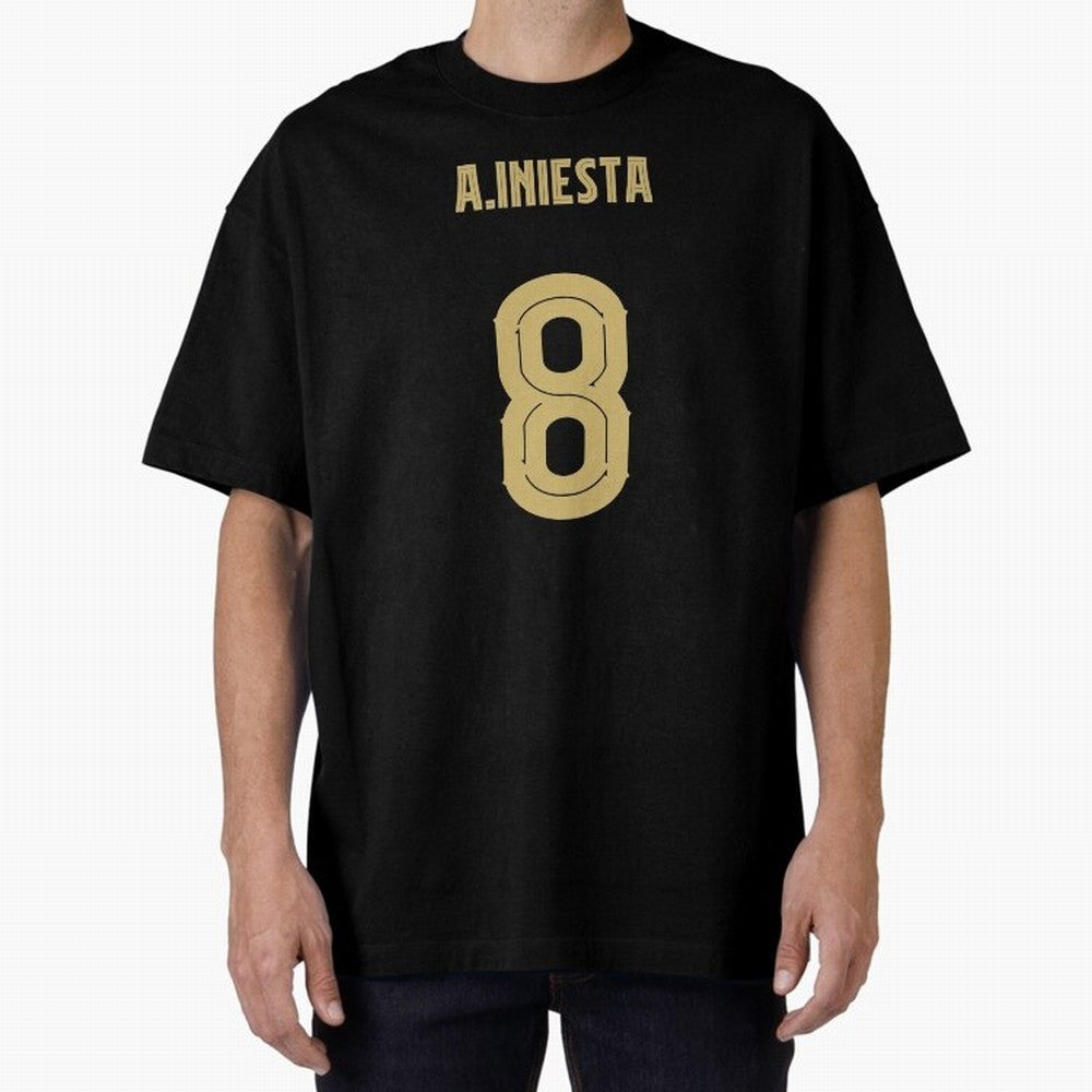 Iniesta Barcelona 8 Classic T-Shirt Honor Champions and Dreams in the FIFA World Cup 2026 USA Canada Mexico Journey through Neymar, Haaland and Cristiano Ronaldo Highlights, England, France and Netherlands Pride, Goal Celebration Energy, Supporter
