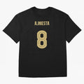 Iniesta Barcelona 8 Classic T-Shirt Honor Champions and Dreams in the FIFA World Cup 2026 USA Canada Mexico Journey through Neymar, Haaland and Cristiano Ronaldo Highlights, England, France and Netherlands Pride, Goal Celebration Energy, Supporter