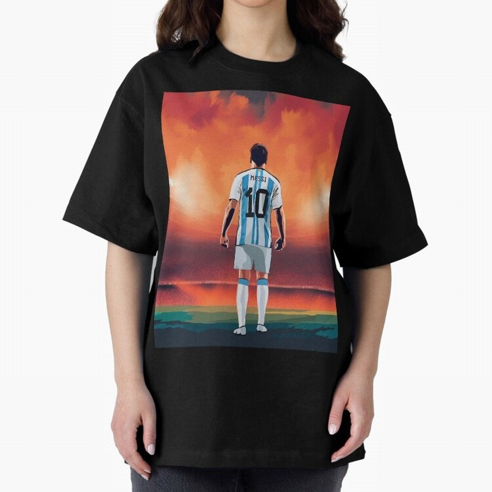 Lionel Leo Messi Graphic T-Shirt Embrace Global Football Passion for FIFA World Cup 2026 Group Stage, Featuring Cristiano Ronaldo, Argentina, Worldwide Fan Energy, Dramatic Goals, Stadium Lights and Championship Celebrations; Great for Watch