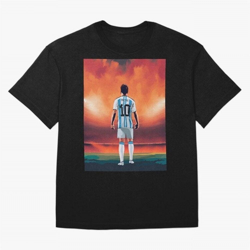 Lionel Leo Messi Graphic T-Shirt Embrace Global Football Passion for FIFA World Cup 2026 Group Stage, Featuring Cristiano Ronaldo, Argentina, Worldwide Fan Energy, Dramatic Goals, Stadium Lights and Championship Celebrations; Great for Watch
