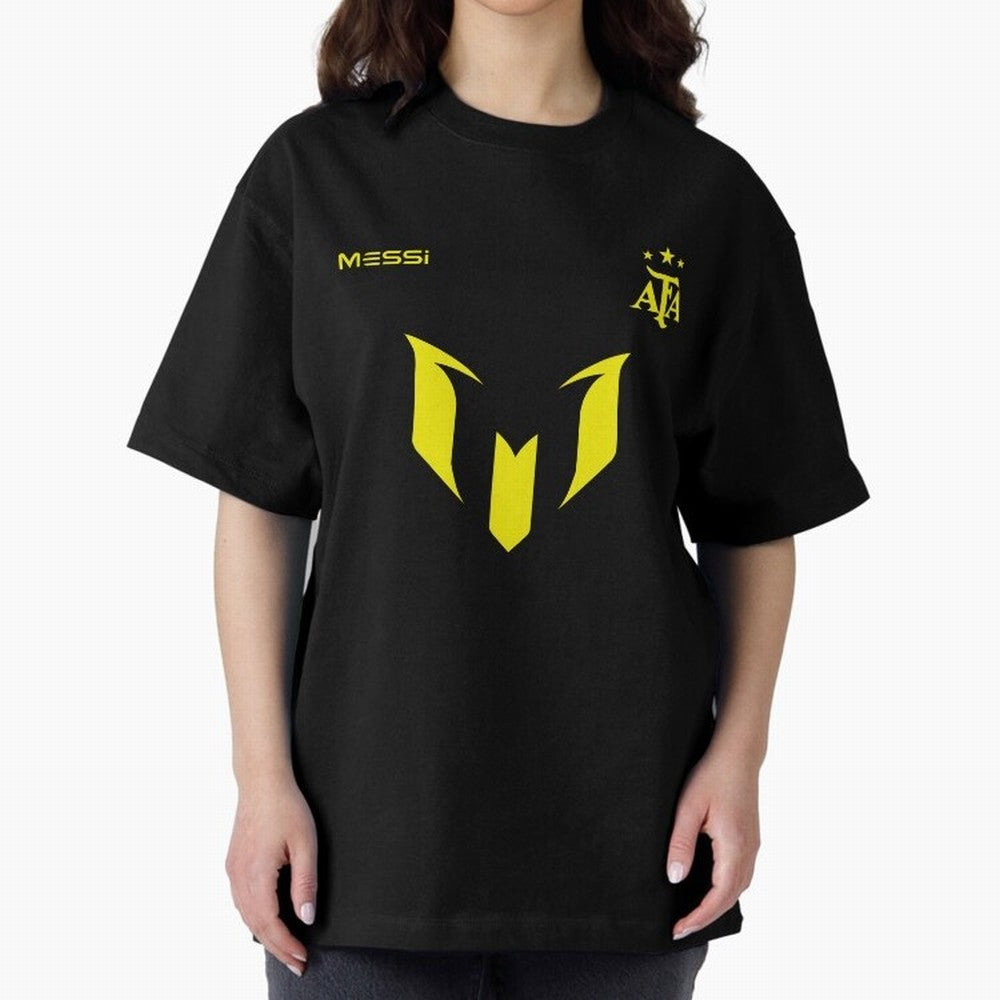 Lionel Messi logo - Argentina world champion Premium T-Shirt Join the Global Buzz around FIFA World Cup 2026 for Fans of CR7 and Argentina, France and Brazil, Bringing Retro Football Energy, Iconic Rivalries, Trophy Chase Drama and Stadium