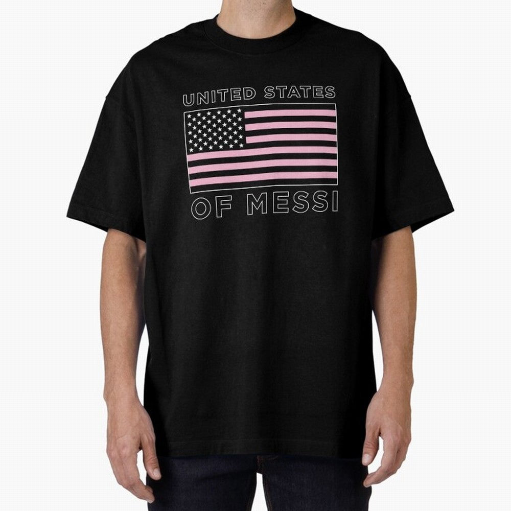 United States of Messi Premium T-Shirt Show Your Stadium Side during Global Football Passion for FIFA World Cup 2026 Group Stage, Centered on Neymar, Haaland and Cristiano Ronaldo, Netherlands, Supporter Pride, Iconic Celebrations, Legendary Names