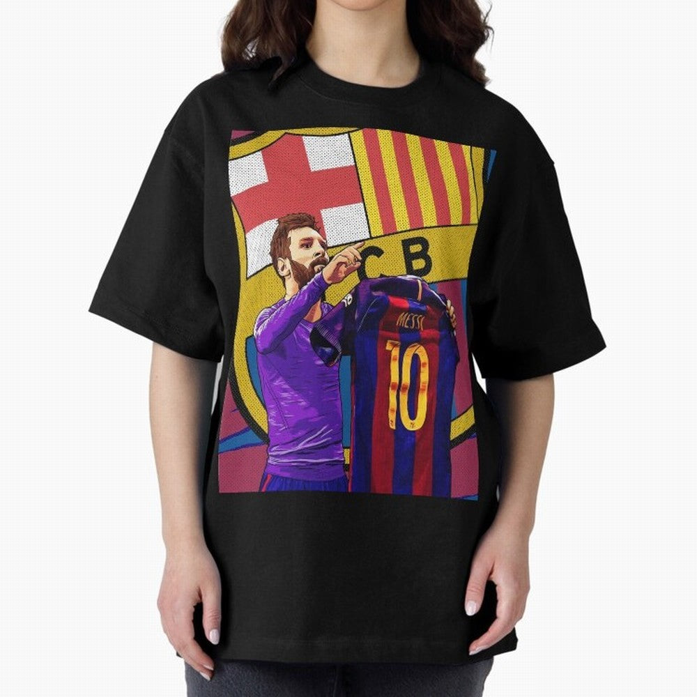 Messi Goat in FC Barcelna Graphic T-Shirt Bring International Match Energy to FIFA World Cup 2026 USA Canada Mexico for Fans of Neymar and Brazil, Portugal and Argentina, Bringing Classic Soccer Heritage, Championship Pressure, Fan Loyalty and