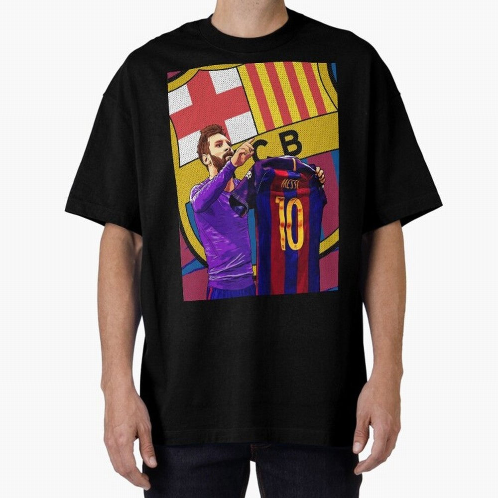 Messi Goat in FC Barcelna Graphic T-Shirt Bring International Match Energy to FIFA World Cup 2026 USA Canada Mexico for Fans of Neymar and Brazil, Portugal and Argentina, Bringing Classic Soccer Heritage, Championship Pressure, Fan Loyalty and