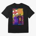 Messi Goat in FC Barcelna Premium T-Shirt Join FIFA World Cup 2026 Group Stage Spirit, Driven by Portugal, Spain and Germany, Mbappe, Stadium Memories, Football Loyalty, International Chants and Championship Tradition; Made for Die Hard Supporters,