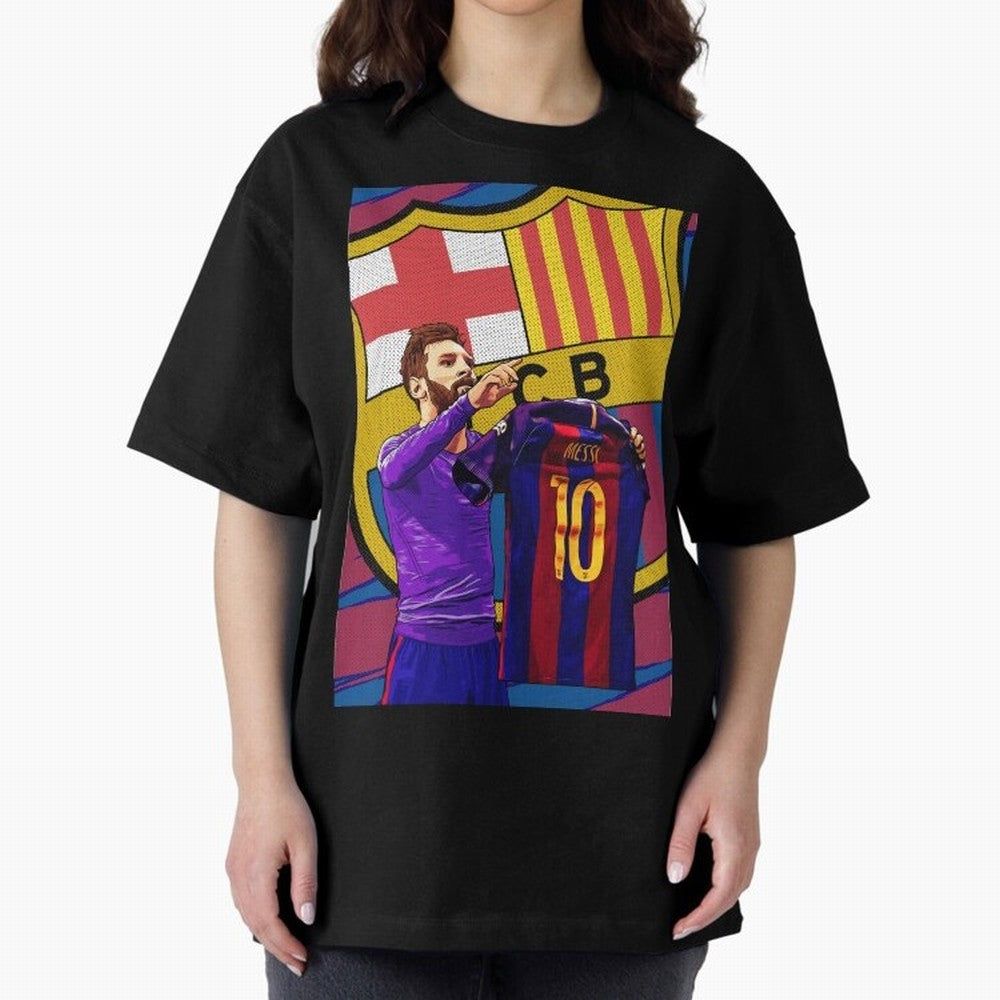 Messi Goat in FC Barcelna Premium T-Shirt Join FIFA World Cup 2026 Group Stage Spirit, Driven by Portugal, Spain and Germany, Mbappe, Stadium Memories, Football Loyalty, International Chants and Championship Tradition; Made for Die Hard Supporters,